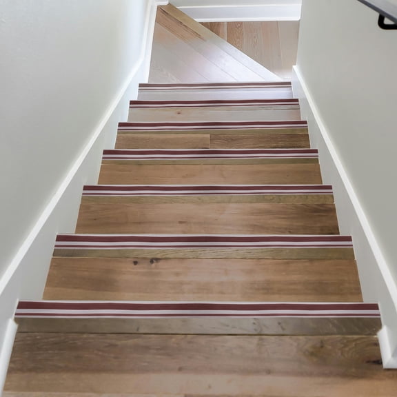 Toyandona Non Slip Durable Stair Nose Molding with Self Adhesive Backing for Secure Step Protection
