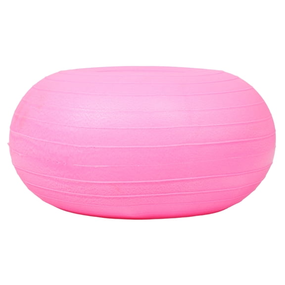 Toyandona Pink Balance Trainer Yoga Ball for Exercise Thickened PVC Material with Non Slip Surface