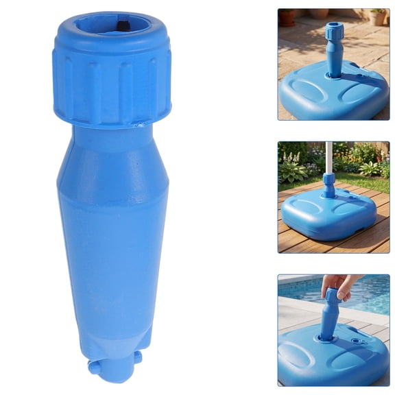 Toyandona Plastic Umbrella Base Insert Replacement with Water Filled Design for Garden Parasol Pole