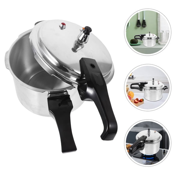 Toyandona Electric Pressure Canner Aluminum Alloy Pressure Cooker Easy Cleaning 1Set