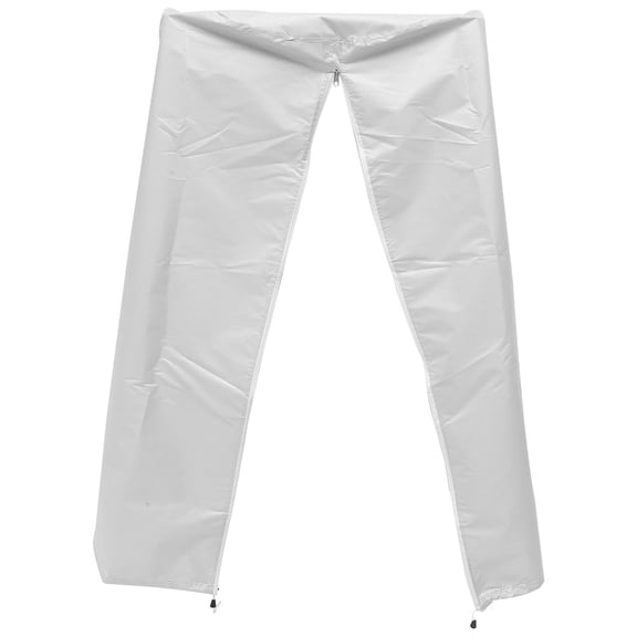 Toyandona Plated Silver Zipper Tire Cover for Rv and Trailer Tire Storage with Space Saving Design