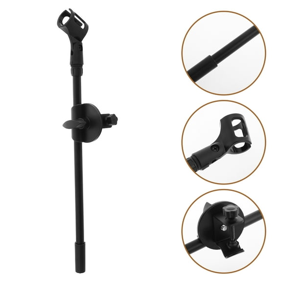 Toyandona Portable Microphone Desk Clamp with Reliable Clip for Live Streaming and Broadcasting