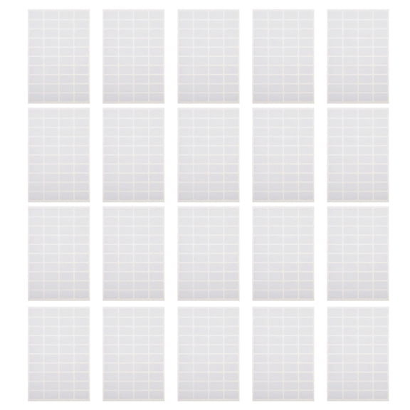 Toyandona 50Sheets White Handwritten Label Stickers for Easy Identification and Classification