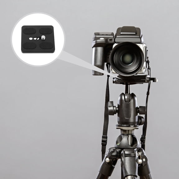 Toyandona Precision Metal Camera Tripod Mount Plate with Quick Release System for Fast and Easy Equipment Changes