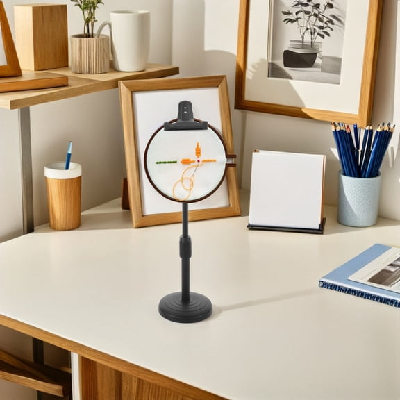 Toyandona Professional Adjustable Cross Stitch Frame Stand with Tabletop Clamp for Needlework Projects