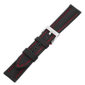 Toyandona Black Nylon Quick Release Watch Band for Smartwatch, Universal Fit, Adjustable, Comfortable and Breathable Strap