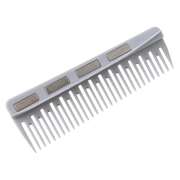 Toyandona Salon Hair Cutting Tool with Magnetic Plastic Comb and Scissor Attachment in Grey