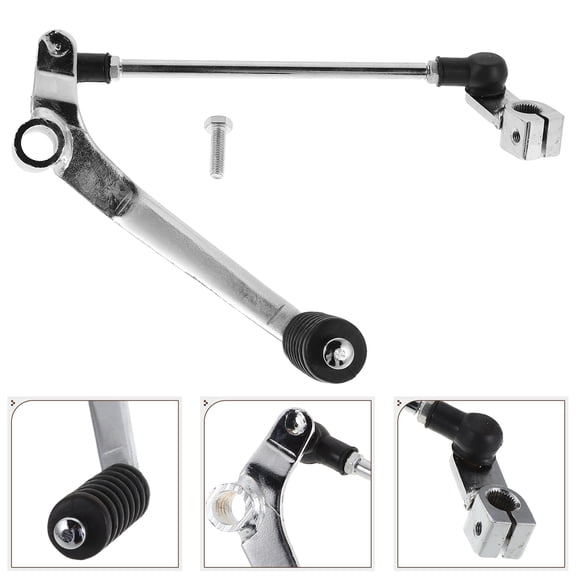Toyandona Silver Motorcycle Manual Gear Lever Compatible for Honda Motorbike Easy Installation