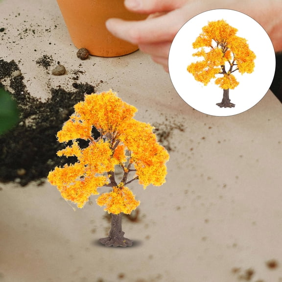 Toyandona Simulation Maple Tree with Durable Wire for Indoor Decor and Model Railway Scenes