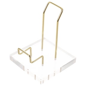 Toyandona Stable Acrylic Crystal Display Rack with Transparent Design for Museum and Retail Showcases