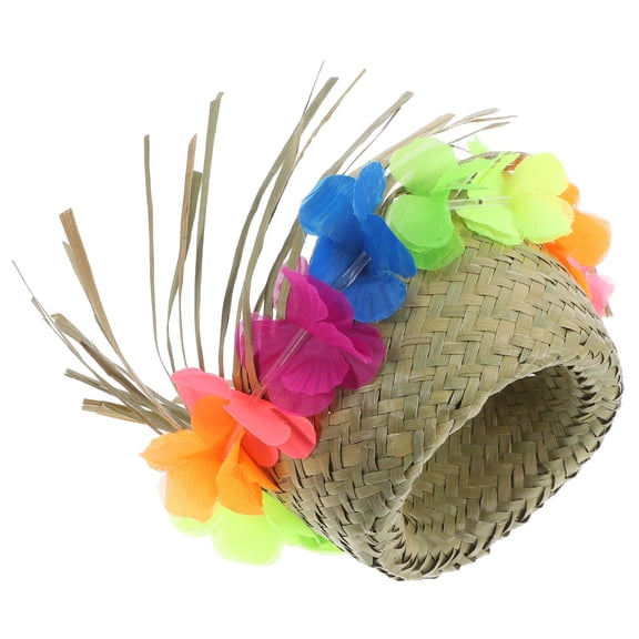 Toyandona Decorative Pet Hat Multi Handmade Woven for Attractive Photos