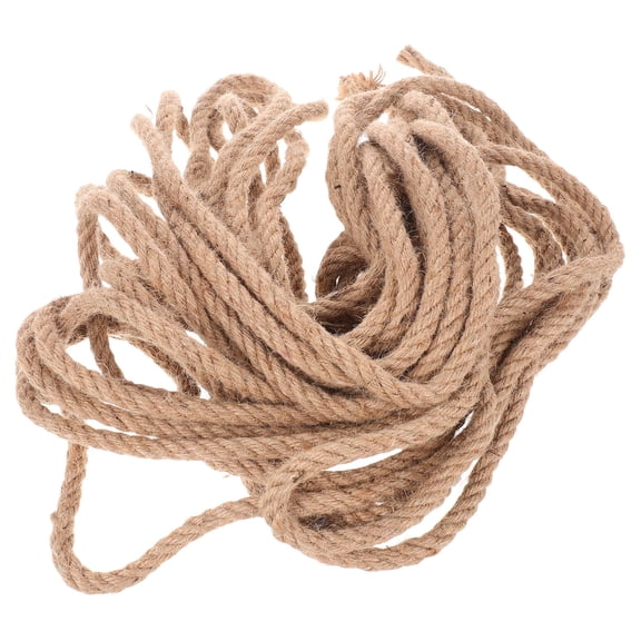 Toyandona Thick Natural Jute Rope Light Brown Packing Rope with Multipurpose Utility