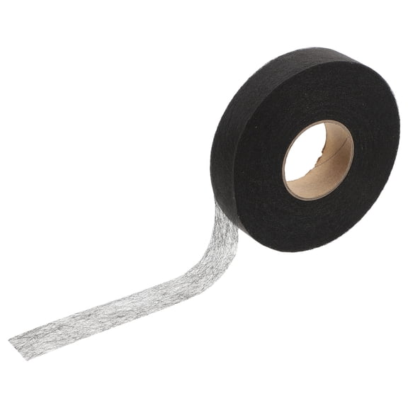 Toyandona Versatile Iron on Fusing Tape for Pants Jeans Curtains Black Fabric Seam Tape