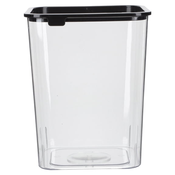 Toyandona Transparent Pet Trash Can, Clear Waste Bin for Storage, Non-Slip Firm Base, Modern Design