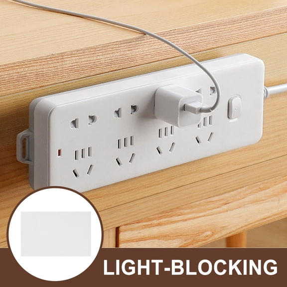 Toyandona Convenient White Blackout Stickers for LED Light and Air Conditioner Use