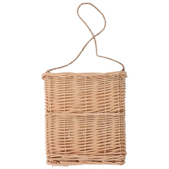 Toyandona Willow Woven Hanging Basket for Wall with Natural Rustic Design for Home Organization
