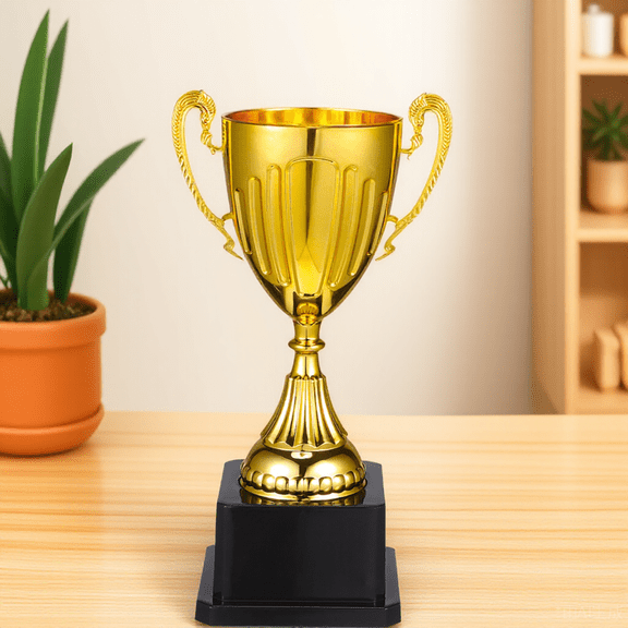 Toyandona Plastic Golden Trophy Cup Sports Graduation Gifts for Decorative Use
