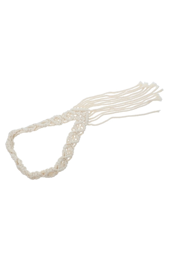 Women Hair Accessory Woven Headband Cotton Rope for Celebrations 1Pcs