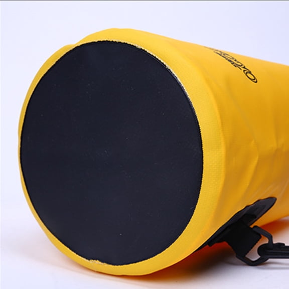 Toyandona Yellow Inflatable PVC Swim Buoy Bag for Water Storage Lightweight Floating Gear for Outdoor Use