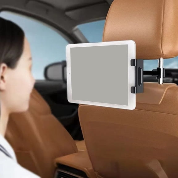 Toyandona car tablet holder Tablet Mount Black ABS 1Pack 360Degree Rotation Car Backseat Back to School