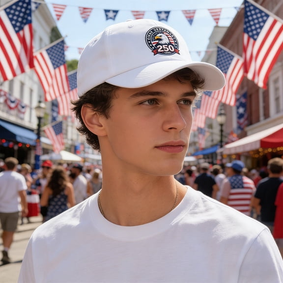 Toycle Americans 250th Anniversary Baseball Cap - Amazons Bestseller - Commemorative Hat(A,cloth)