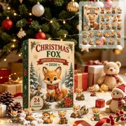 Toycle Christmas Advent Calendar Surprise Box 24 Days Countdown Set Creatives Holiday Gift Multicolor