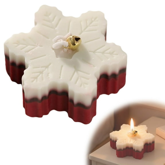 Toycle Christmas Aroma Candle Creatives Fragrances Accompaniment Romantic Christmas Gift Birthday Christmas Decoration(K,wax)