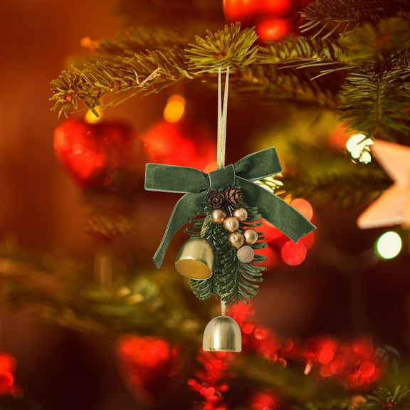 Toycle Christmas Imitation Pines Cones Hanging Ornaments Used To Decorate Christmas Trees(R,Plastic)