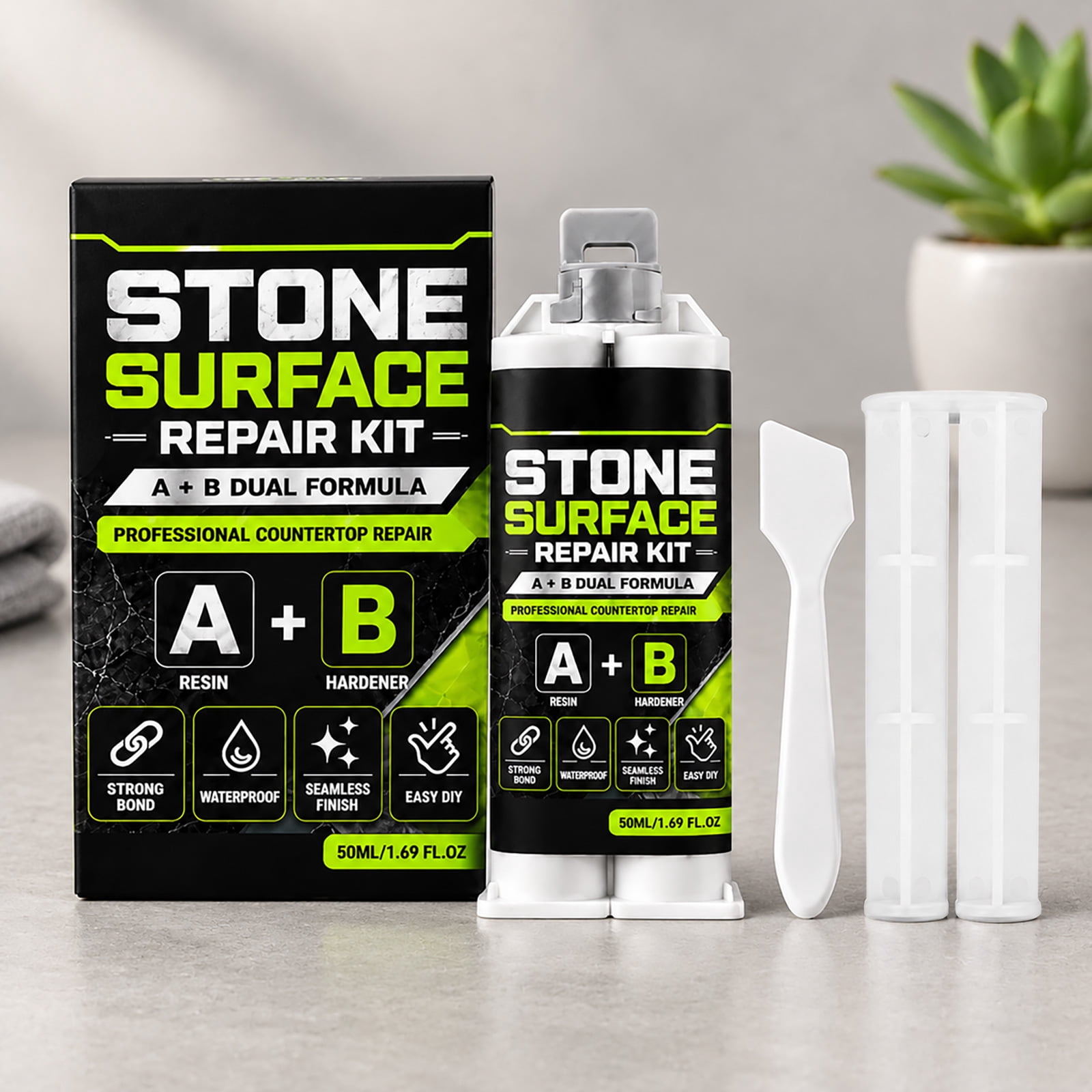 Toycle Countertop Repair Kit. A+B Repair Paste. Repair Chips Cracks On ...