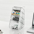 thumbnail image 1 of Toycle Desktop Transparent Pen Holders Slant Plug Multi Functional Stationery Organizer Office Student Supplies Cosmetic Storage Box(K,Plastic), 1 of 6