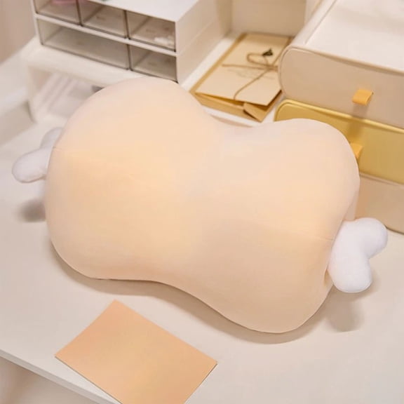 Toycle Meat Bones Pillow Cute Stuffed Toy Removable Cushion Sleeping Pillow Soft Ham Dolls(X,polyester)