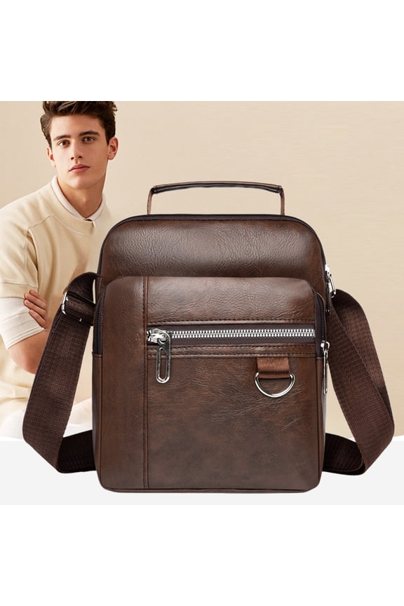 Premiums Textured Leather Shoulder Crossbody Bag Adjustable Strap Lightweight Spacious Handbag For Travel Work Daily Necessary(O,PU)