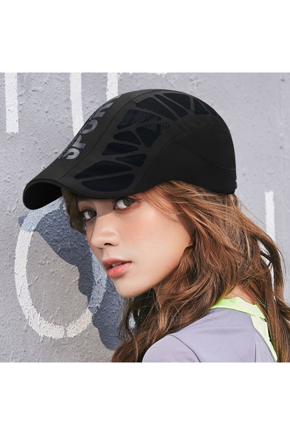 Sport Cap Breathable Mesh Low-Profile Adjustable Strap -Drying Fabric -Washable(I,Nylon,Spandex)
