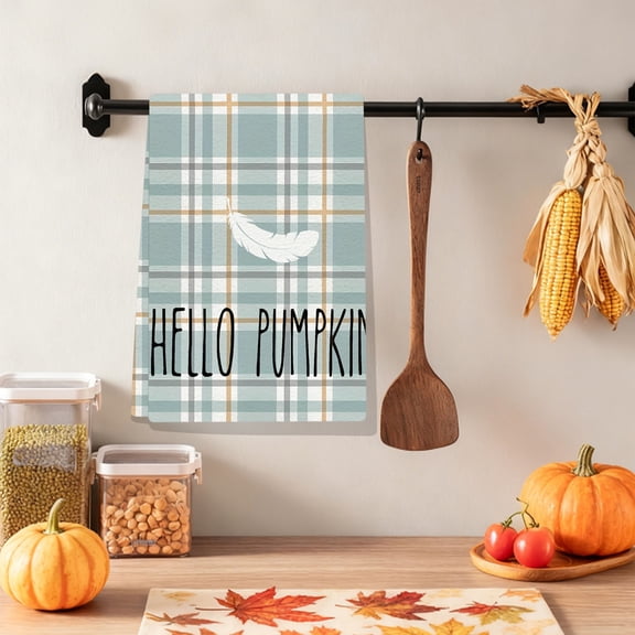 Toycle Thanksgiving-themed Towels Kitchen Dishcloths Holiday Decorations Ambiance Accessories(G,polyester)