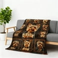 thumbnail image 1 of Toycle Yorkshire Terrier Flannel Blanket(A,100%Polyester), 1 of 2
