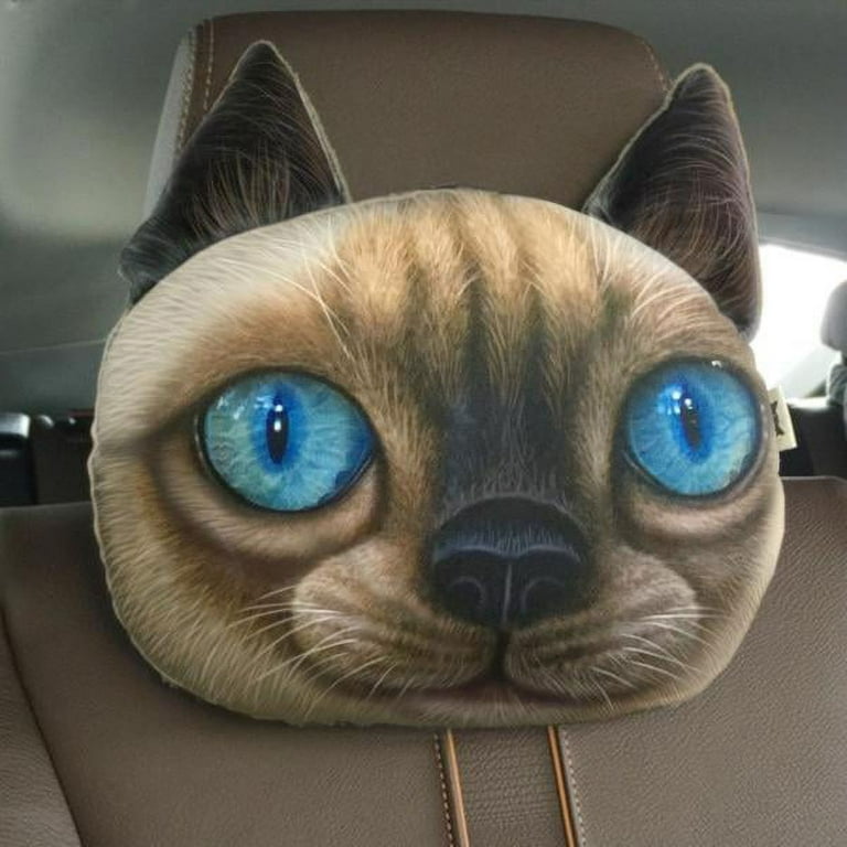 Cat Car Headrest Pillow