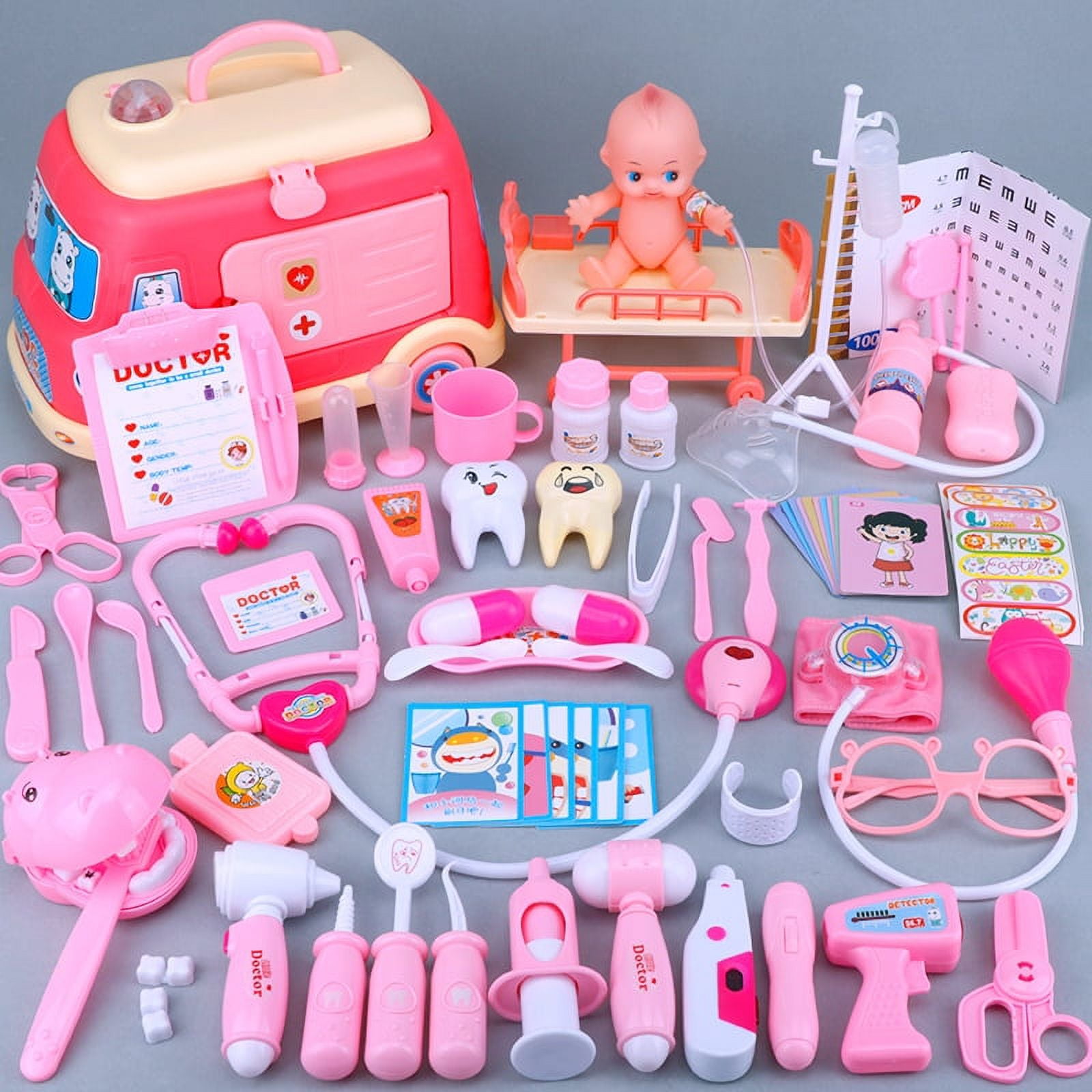 Pink ambulance best sale toy