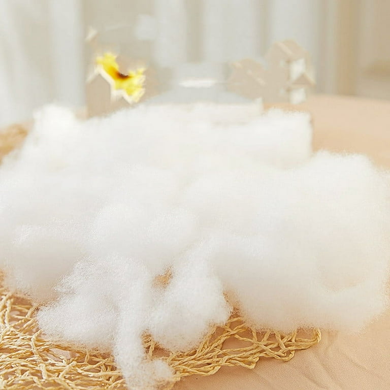 Toyella Cotton Filling, High Elastic Fiber, Silk Floss, Down Space, Fluffy  PP Cotton 1000g 