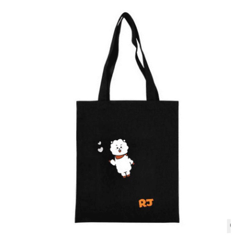Toyella Eco-friendly canvas shopping bag Lamb black 