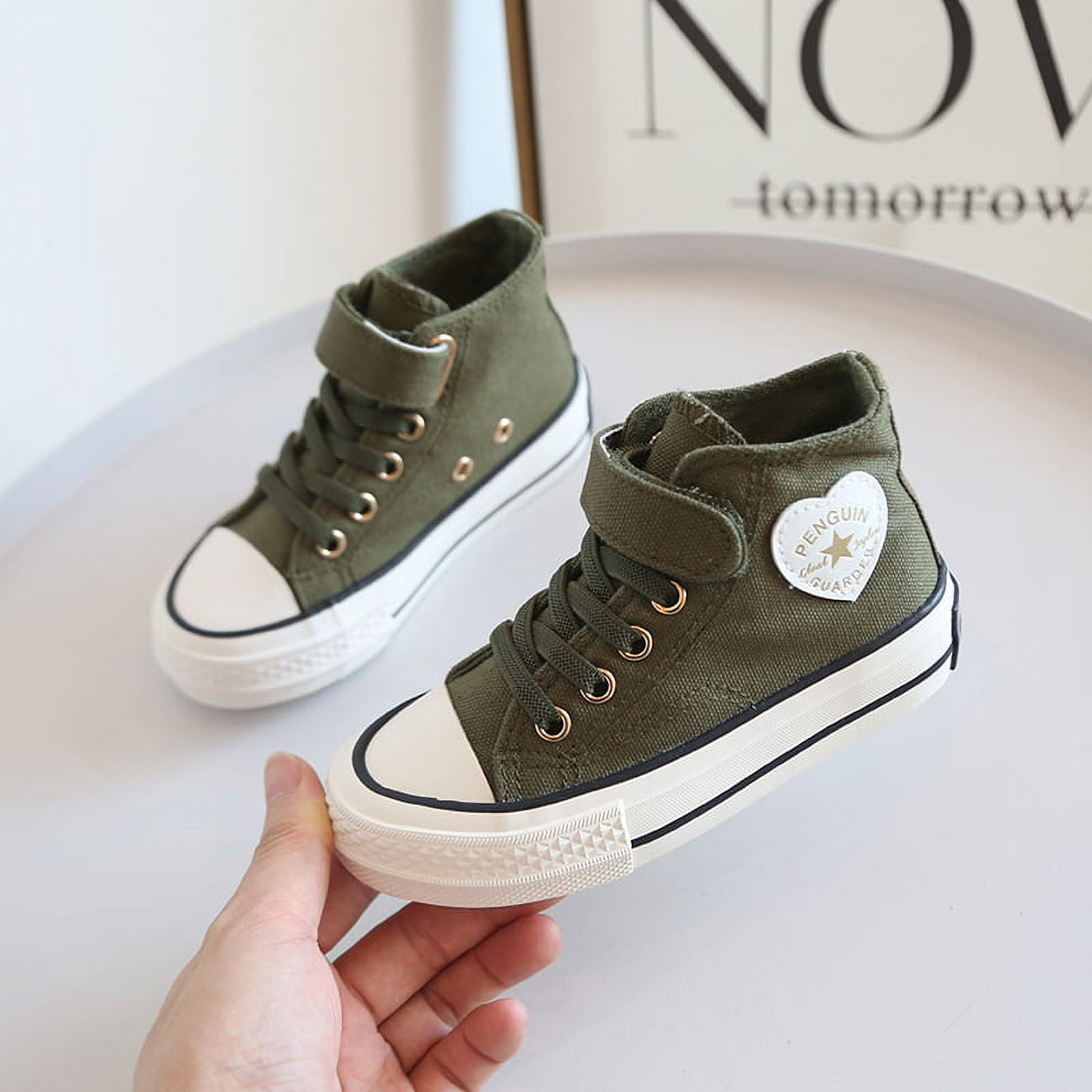 Army canvas cheap shoes