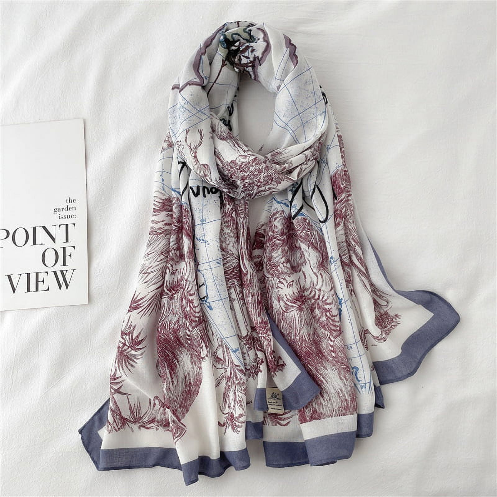 Large sale linen scarf