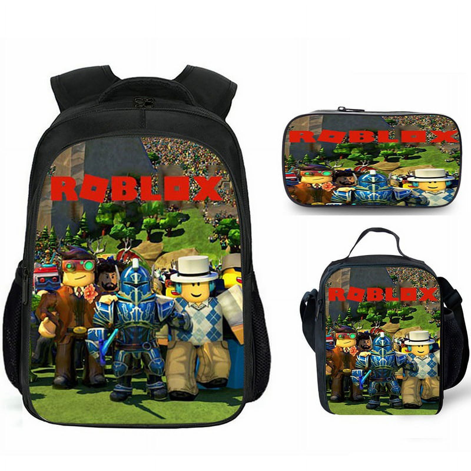 Stylish Usb Student Laptop Backpack For Youth, Roblox Game