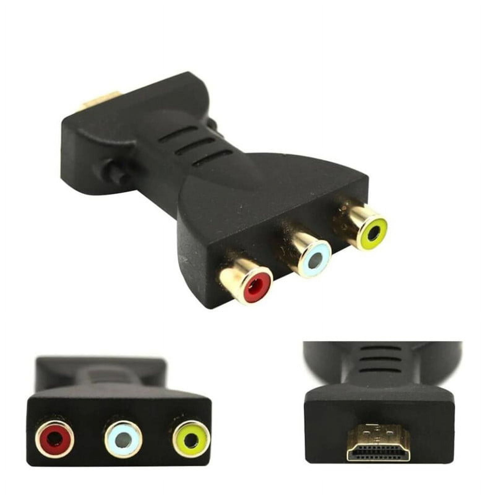 Toyella RCA HD Adapter Red, Blue And Green Configurator Black ...