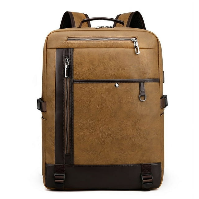 Toyella Summer New Trend Backpack Men's Business Travel Backpack Fashion Computer Bag Khaki
