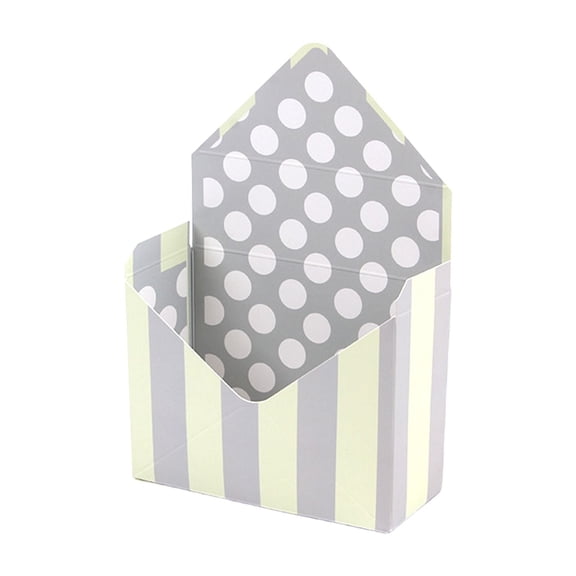 Toyeng 29×20cm Grey Folding Valentine Envelope Boxes - Flower Bouquet Gift Packaging for V-Day, Wedding & Birthday Celebrations
