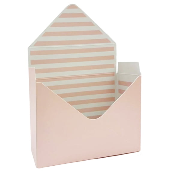 Toyeng 35×23cm Red Valentine Envelope Boxes - Love Letter Design Flower Packaging for Proposal, Wedding & V-Day Gift Arrangement