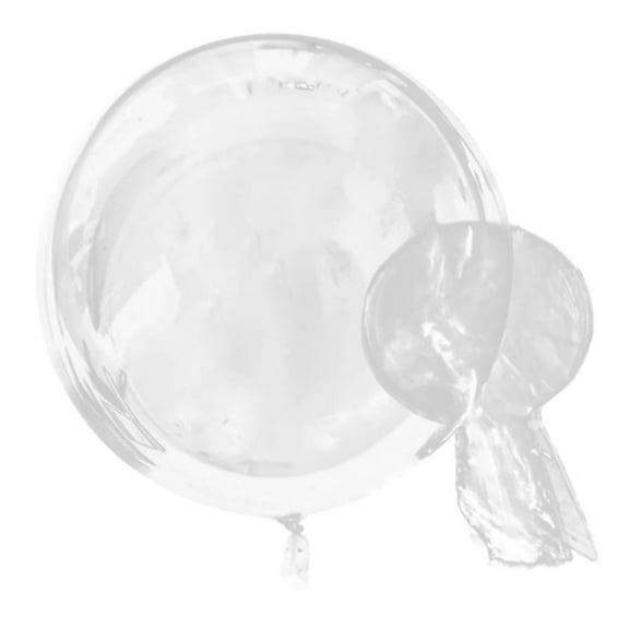 Toyeng Balloons Clear Balloons for Stuffing Bubble Transparente Burbuja for Valentines Christmas Wedding Birthday Party Decoration, 24-inch Non-Stretch Bobo Balloon C