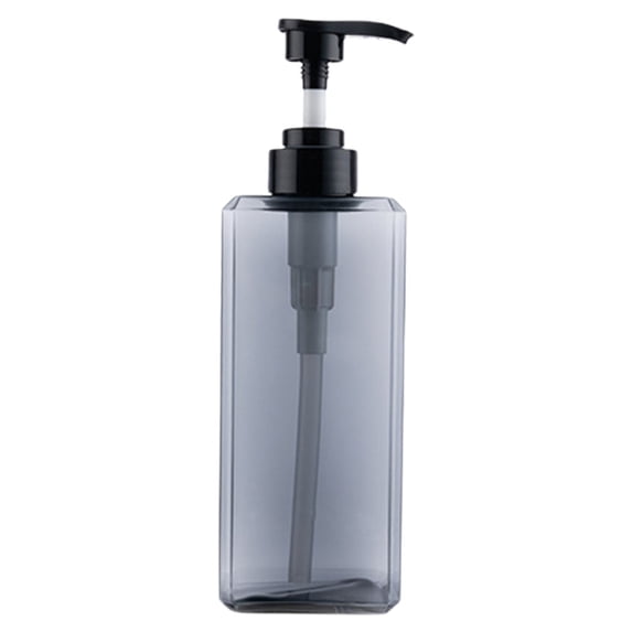 Toyeng Gray 650ml Pump Dispenser Bottle, Reusable Bathroom Container for Lotion Shower Gel and Shampoo