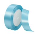 thumbnail image 1 of Toyeng Packaging Case, Solid Satin Ribbon 25 Yards Roll For Wedding Sewing Projects Gift Wrapping Invitation Embellishments And Crafting Projects Etc, 1*Ribbon(Sky Blue), 1 of 9