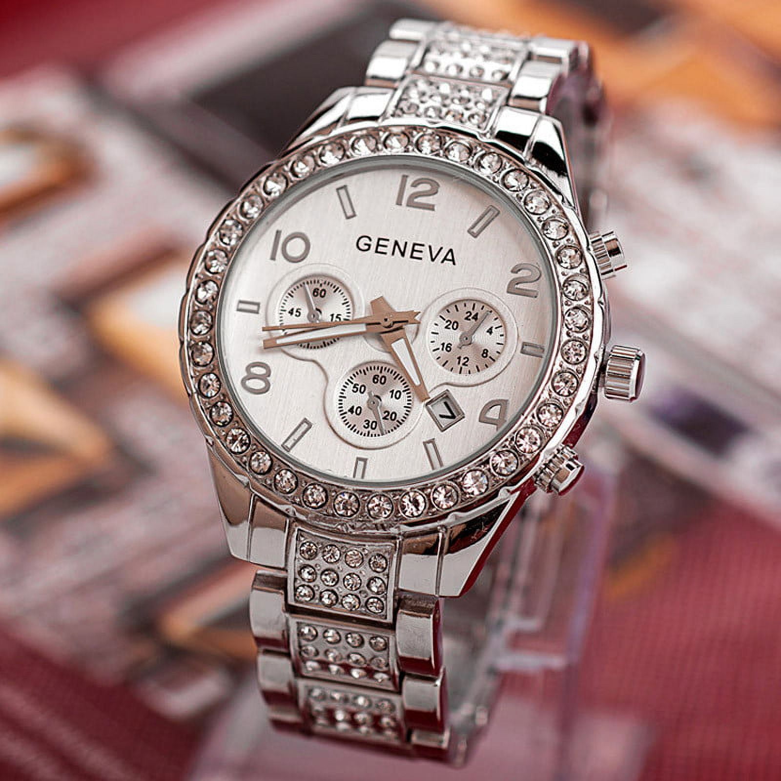 Toyfunny Geneva Women Fashion Luxury Crystal Quartz Watch SL